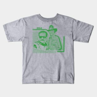 dale Earnhardt - green solid style Kids T-Shirt